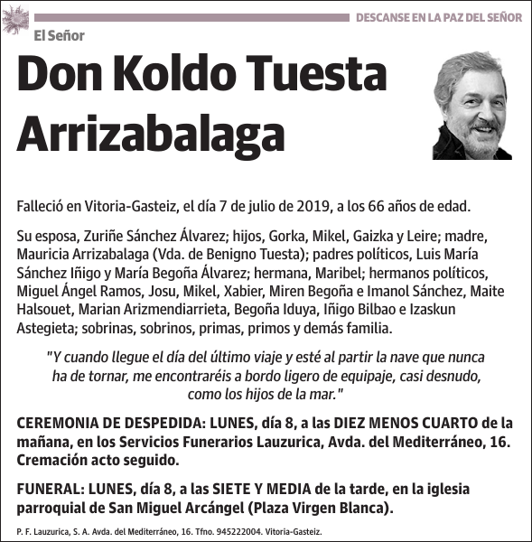 Koldo Tuesta Arrizabalaga