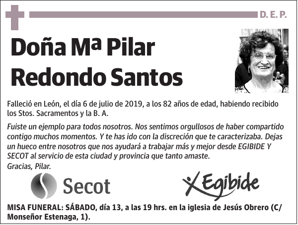 Mª Pilar Redondo Santos