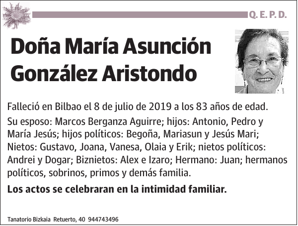 María Asunción González Aristondo