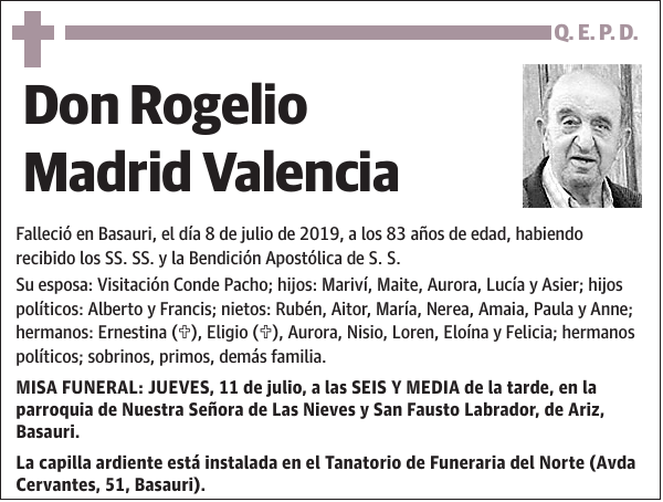 Rogelio Madrid Valencia