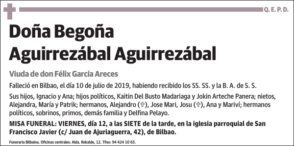 Begoña Aguirrezábal Aguirrezábal