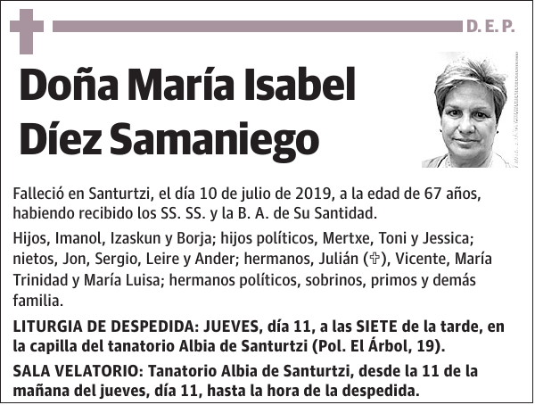 María Isabel Díez Samaniego