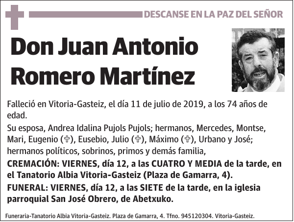 Juan Antonio Romero Martínez