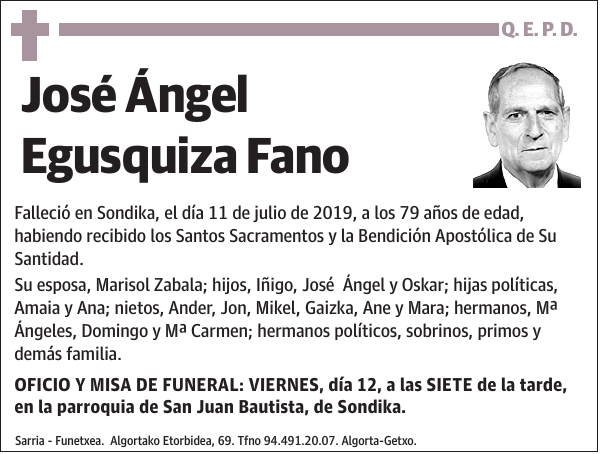 José Ángel Egusquiza Fano