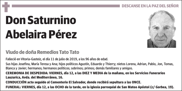 Saturnino Abelaira Pérez