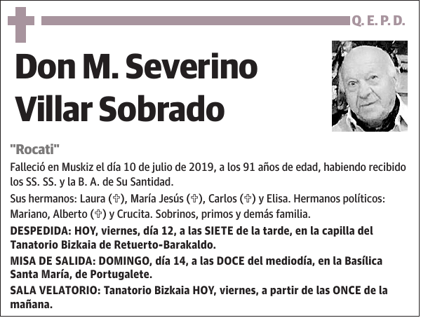 M. Severino Villar Sobrado