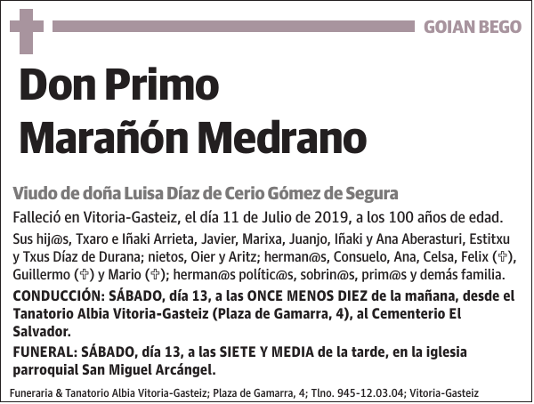 Primo Marañón Medrano