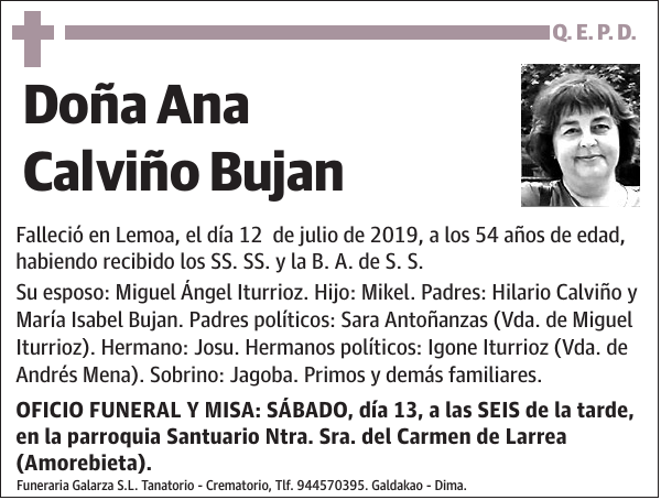 Ana Calviño Bujan