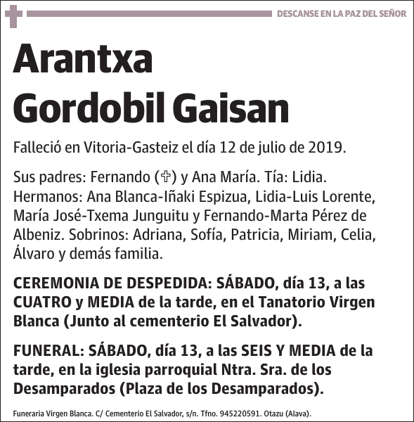 Arantxa Gordobil Gaisan