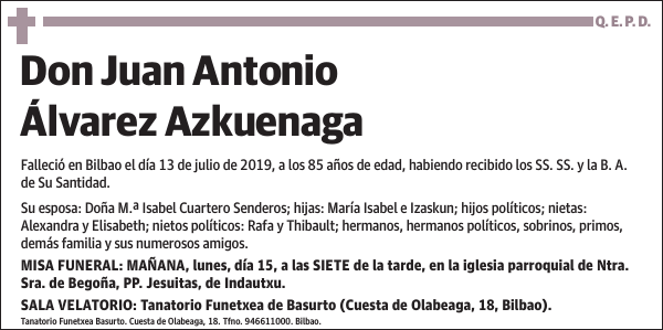 Juan Antonio Álvarez Azkuenaga