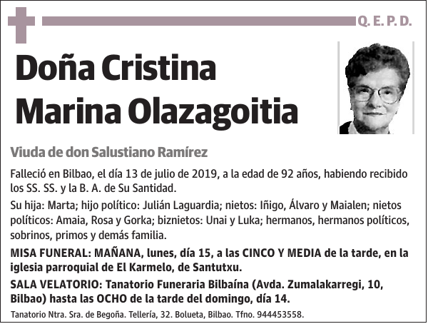 Cristina Marina Olazagoitia