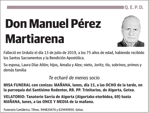 Manuel Pérez Martiarena