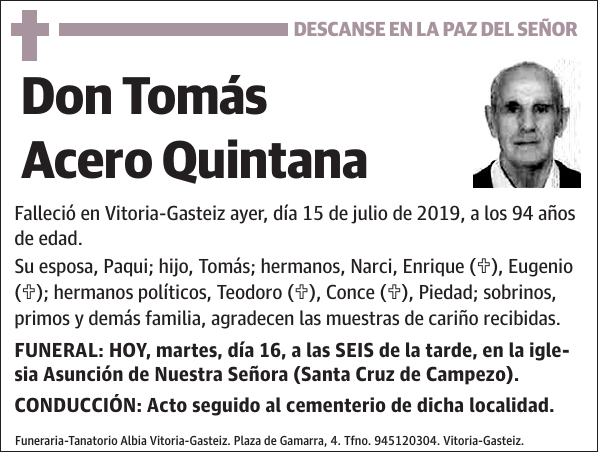 Tomás Acero Quintana