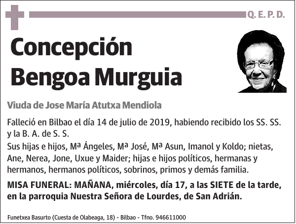 Concepción Bengoa Murguia