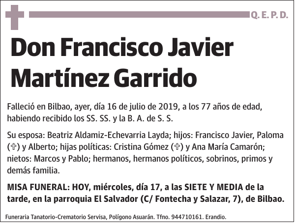 Francisco Javier Martínez Garrido