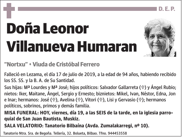 Leonor Villanueva Humaran