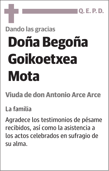 Begoña Goikoetxea Mota