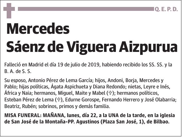 Mercedes Sáenz de Viguera Aizpurua