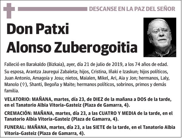 Patxi Alonso Zuberogoitia