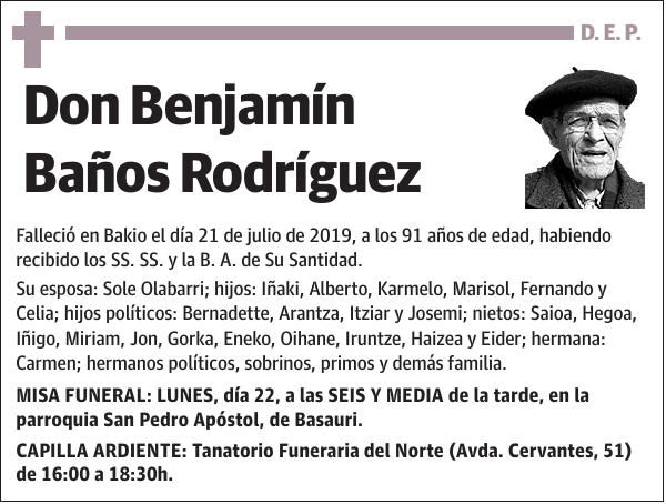 Benjamín Baños Rodríguez