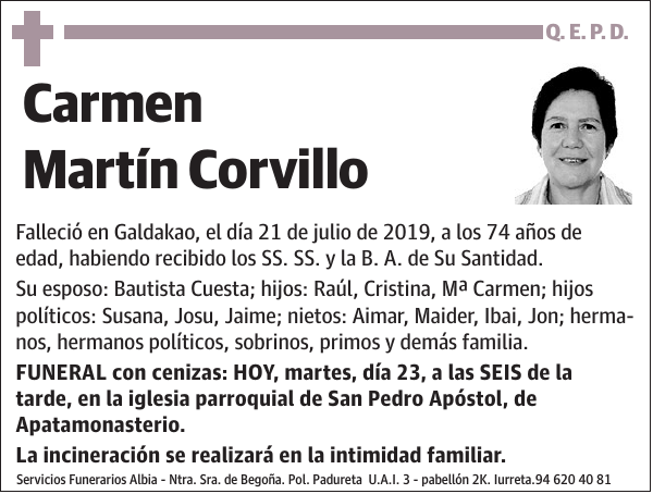 Carmen Martín Corvillo