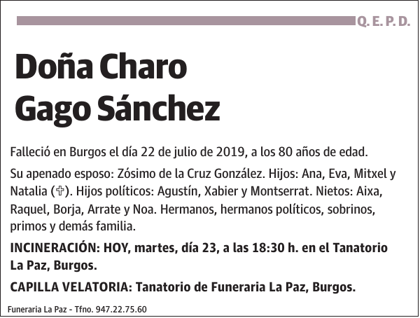 Charo Gago Sánchez