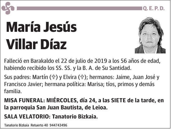 María Jesús Villar Díaz