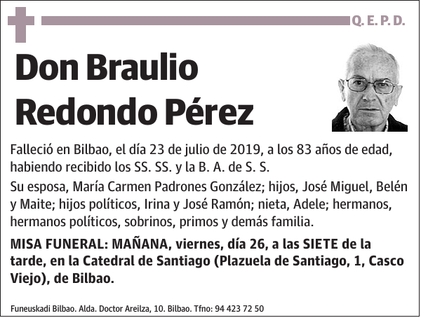 Braulio Redondo Pérez