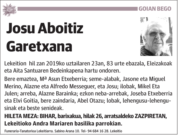 Josu Aboitiz Garetxana