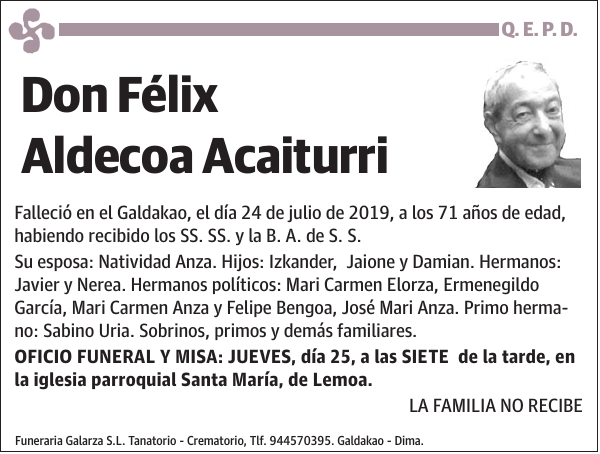 Félix Aldecoa Acaiturri