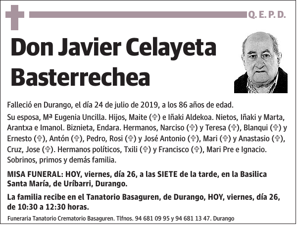 Javier Celayeta Basterrechea