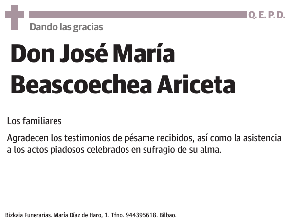 José María Beascoechea Ariceta