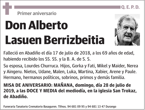 Alberto Lasuen Berrizbeitia