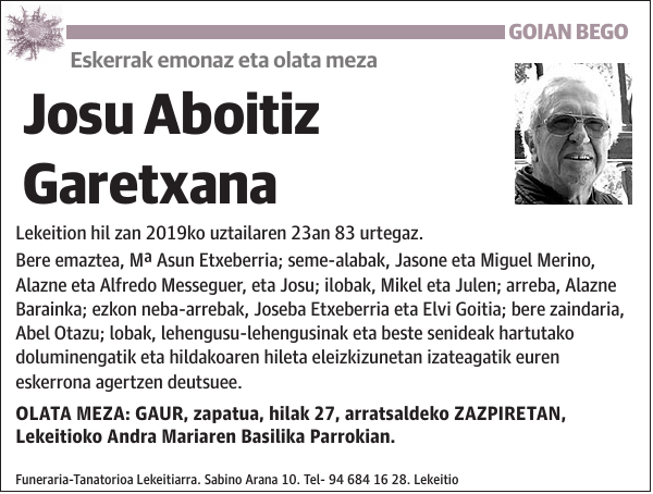 Josu Aboitiz Garetxana