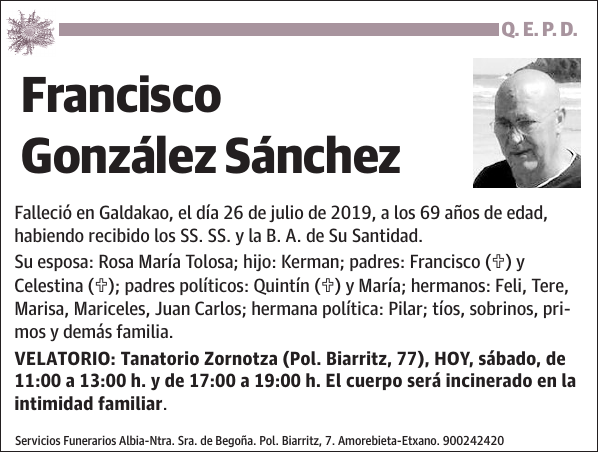 Francisco González Sánchez