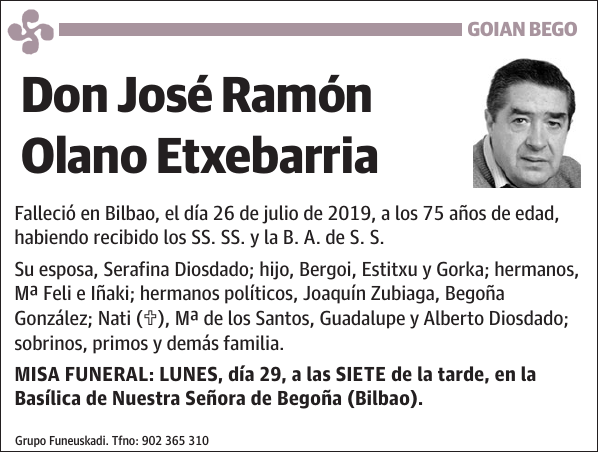 José Ramón Olano Etxebarria