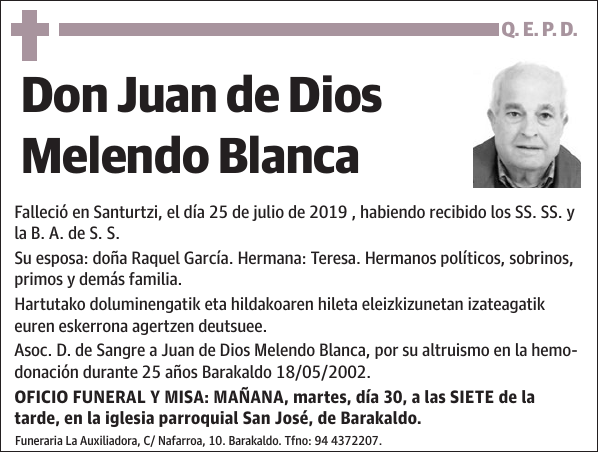 Juan de Dios Melendo Blanca