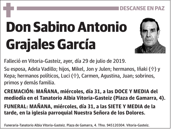 Sabino Antonio Grajales García