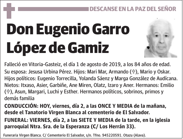 Eugenio Garro López de Gamiz