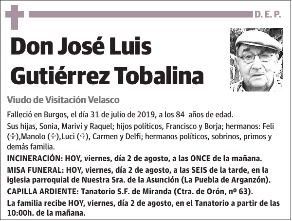 José Luis Gutiérrez Tobalina