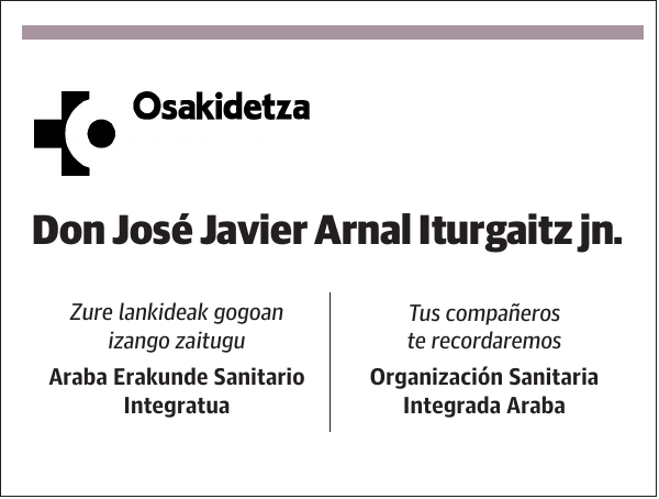 José Javier Arnal Iturgaitz