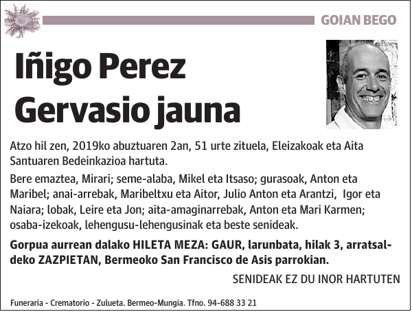 Iñigo Perez Gervasio