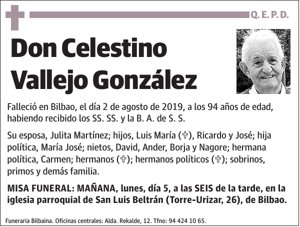 Celestino Vallejo González