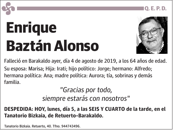 Enrique Baztán Alonso