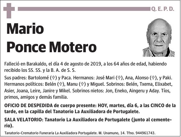 Mario Ponce Motero