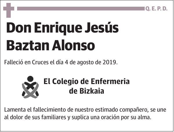 Enrique Jesús Baztan Alonso