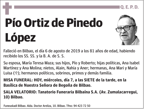 Pío Ortiz de Pinedo López