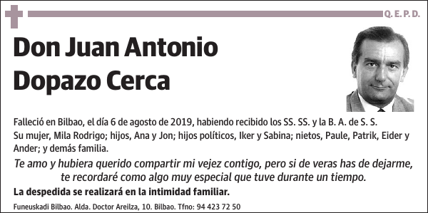 Juan Antonio Dopazo Cerca