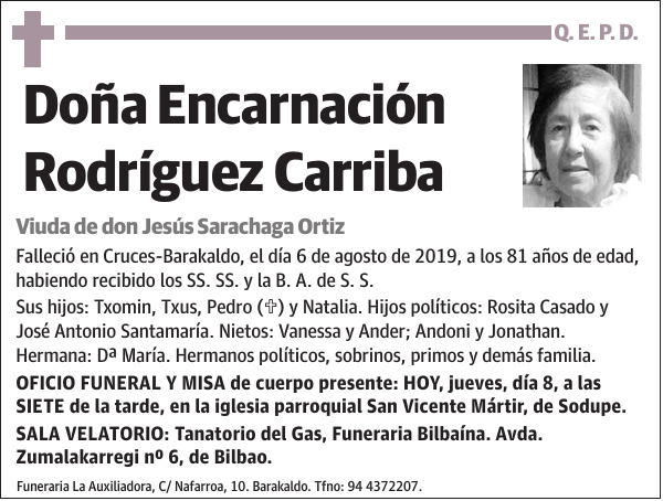 Encarnación Rodríguez Carriba