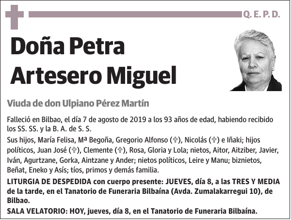 Petra Artesero Miguel